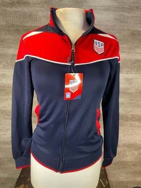 Icon Sports US Soccer Federation Officially Licensed Full-Zip Track Jacket